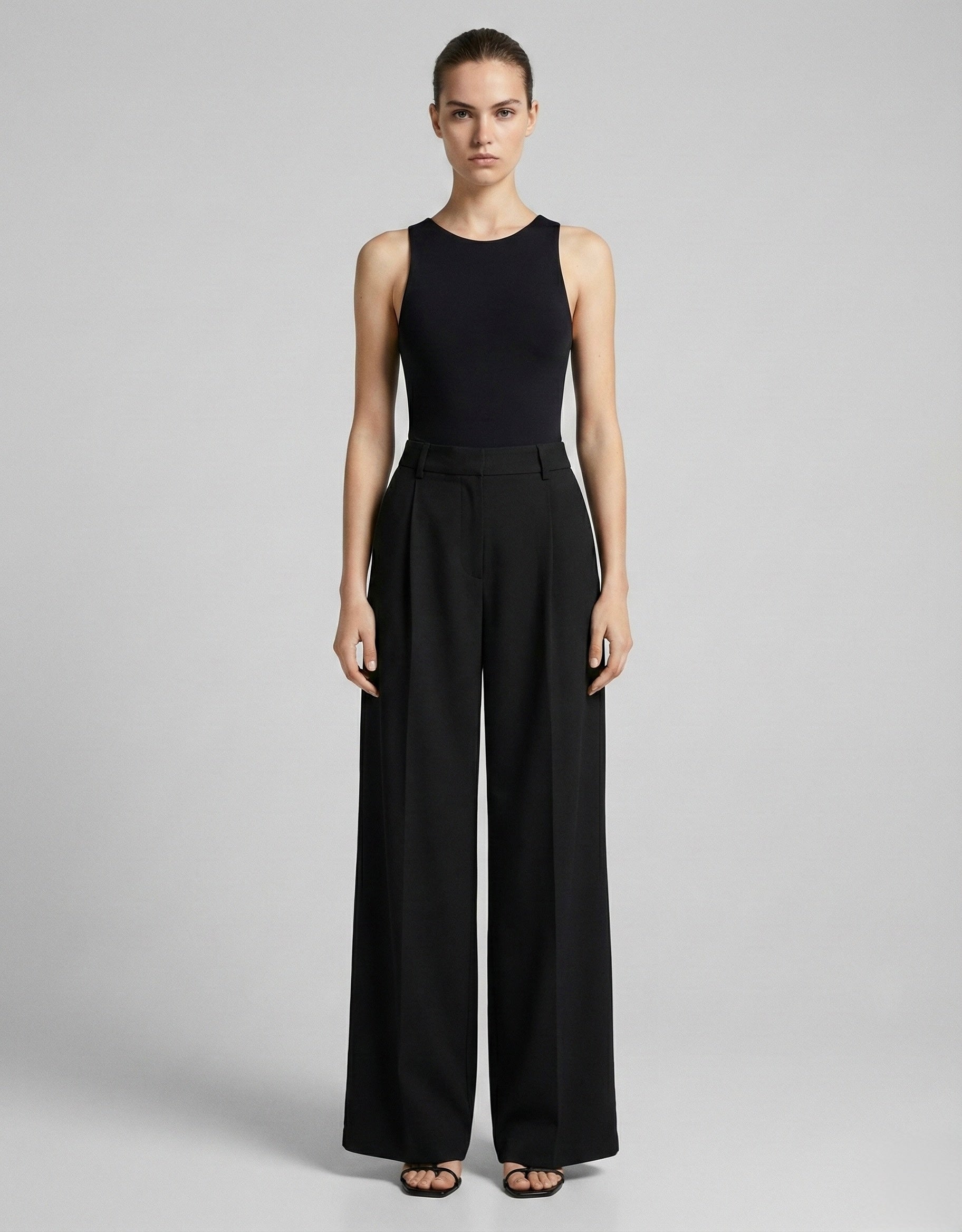 PANTALON LARGE AVEC PINCES