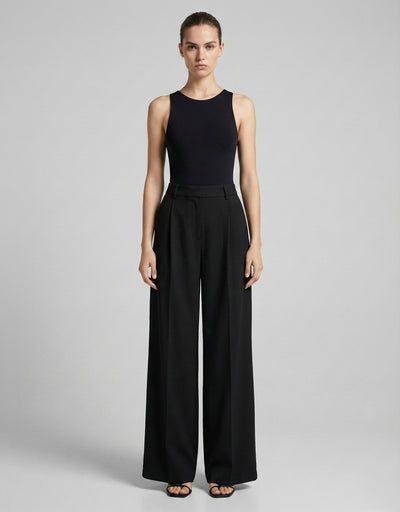 PANTALON LARGE AVEC PINCES