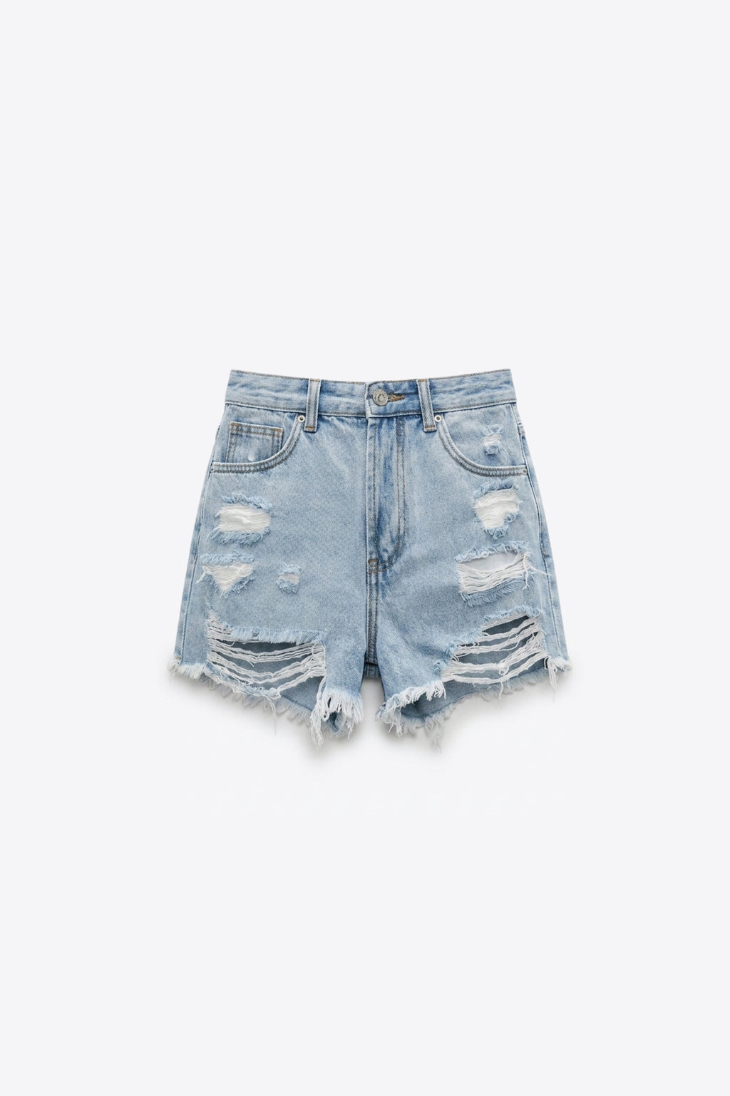 SHORT DENIM DÉCHIRÉ