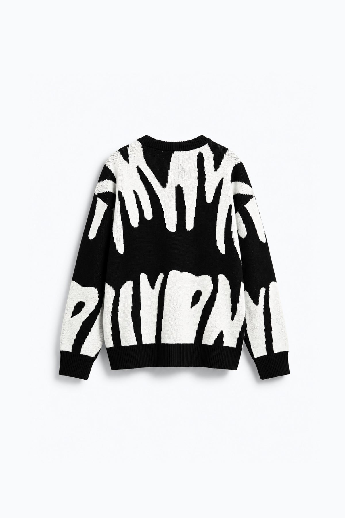 PULLOVER EN MAILLE INTARSIA À MOTIF PLACÉ