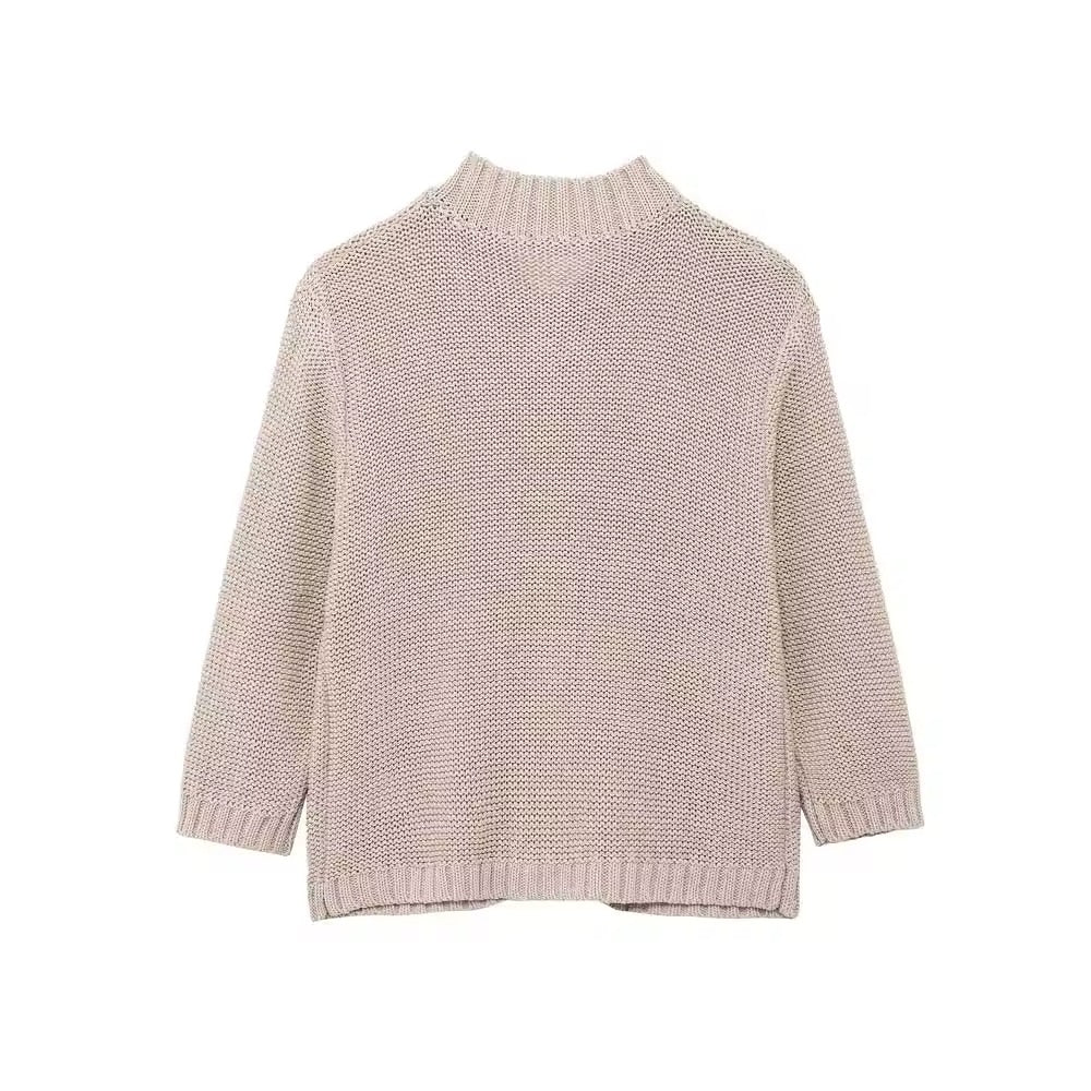 Cardigan en tricot canari • Femme