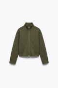 STAND-UP COLLAR ZIP-UP JACKET