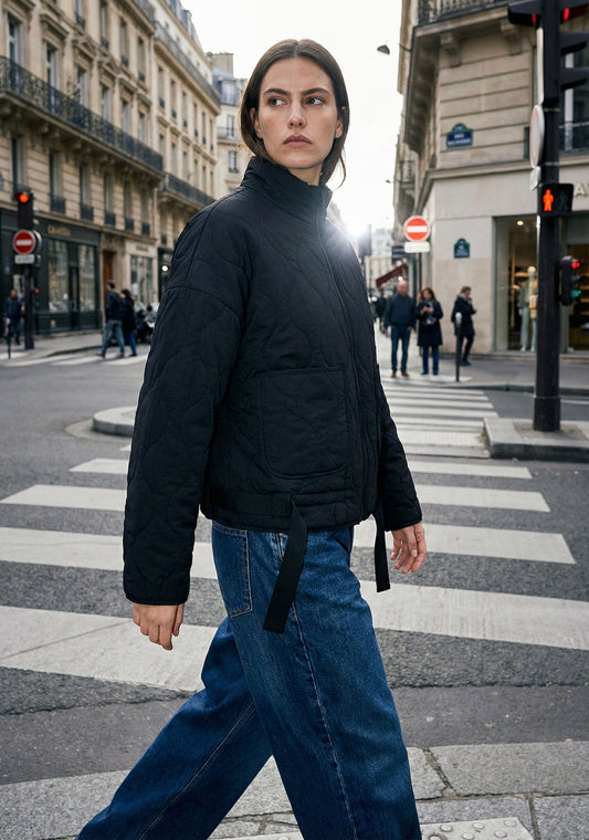 BLOUSON MATELASSÉ STRUCTURÉ