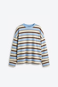 T-SHIRT AMPLE MANCHES LONGUES RAYÉ
