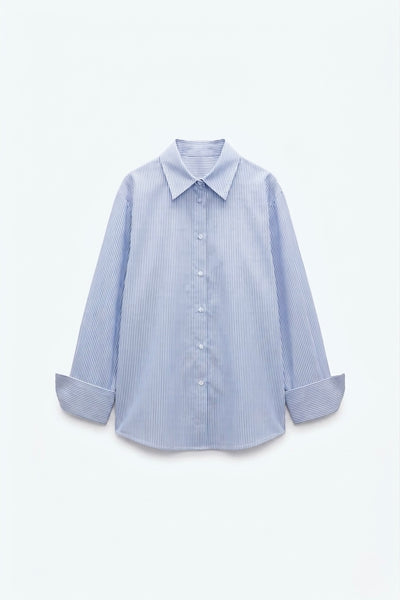 CHEMISE OVERSIZE À REVERS