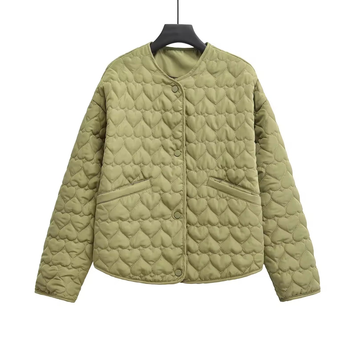 VESTE MATELASSÉE À BOUTONS PRESSION