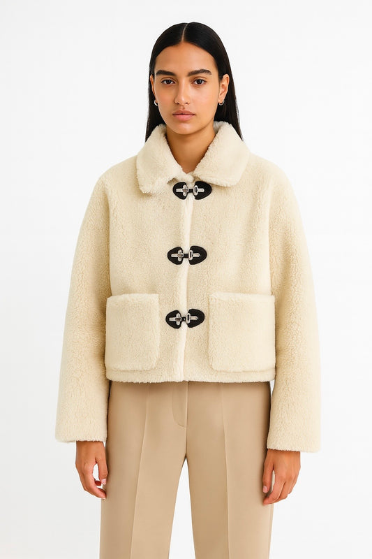 Wool effect jacket • Women