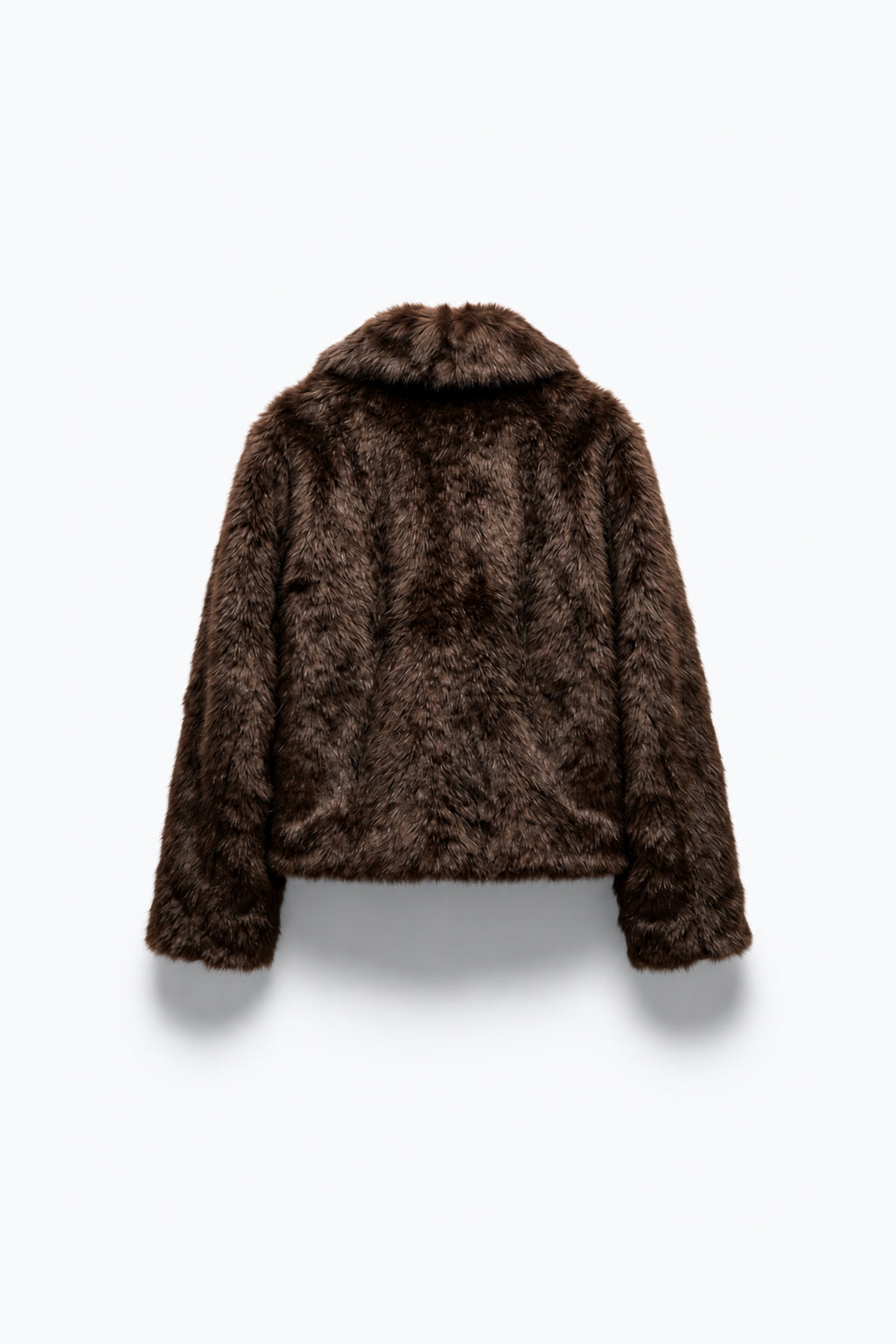 VESTE COURTE EFFET FOURRURE