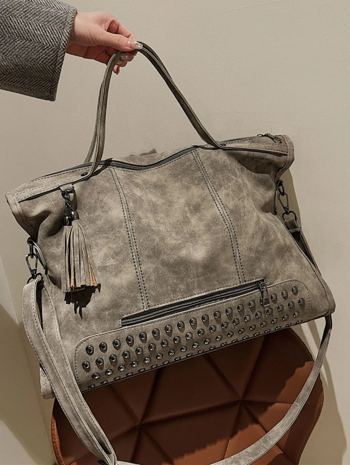 SAC À MAIN EFFET DAIM