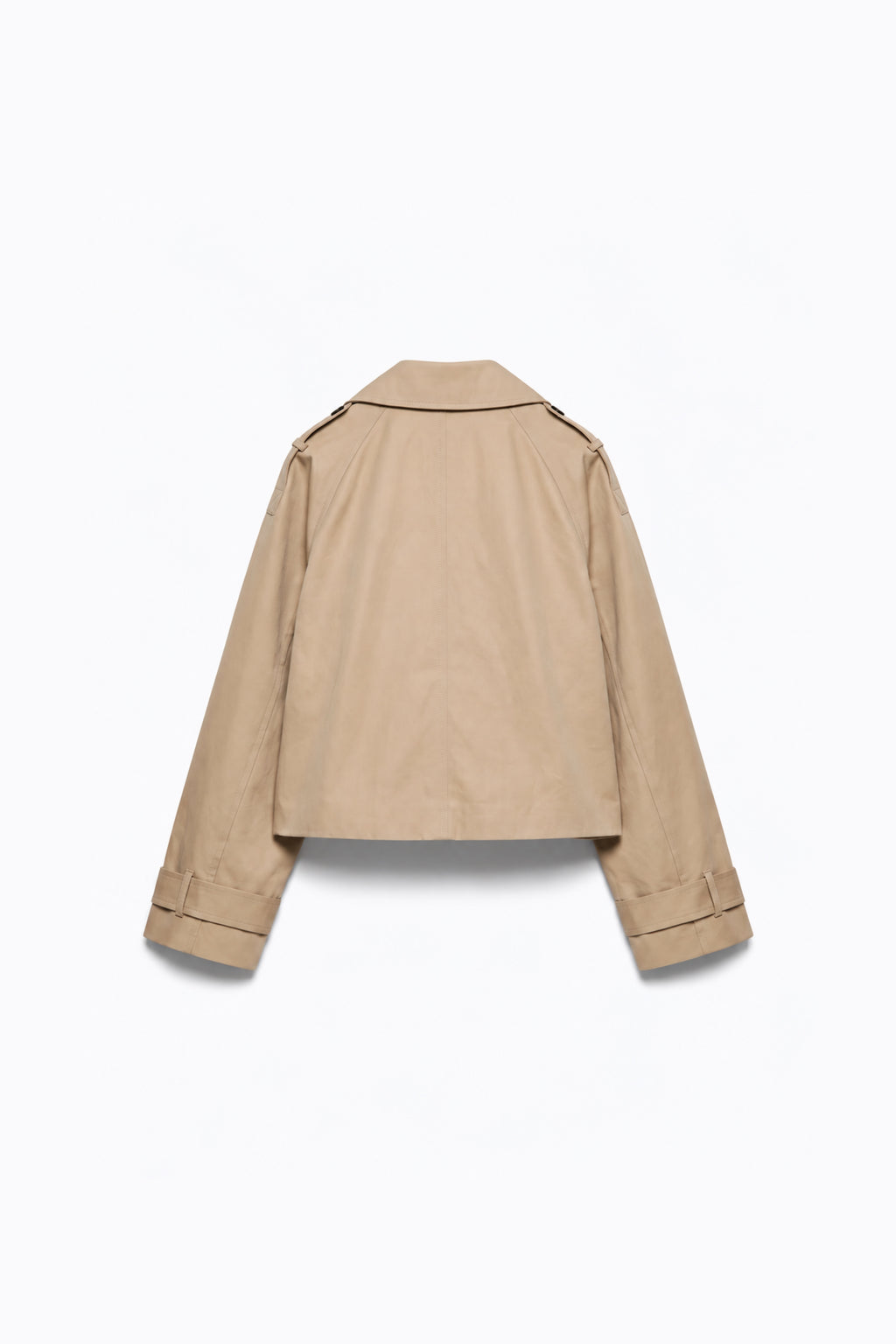 TRENCH-COAT CROISÉE À ÉPAULETTES