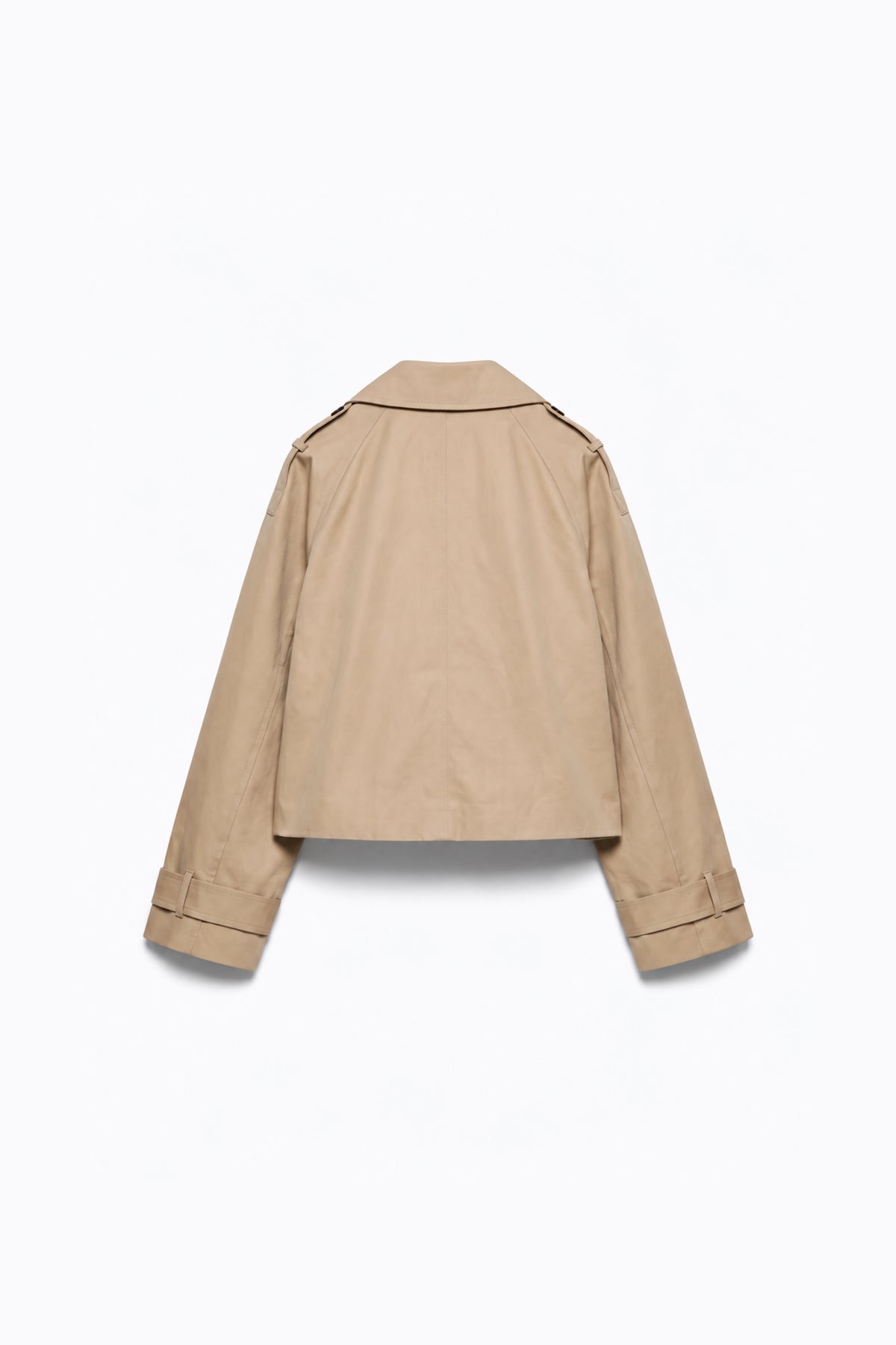TRENCH-COAT CROISÉE À ÉPAULETTES