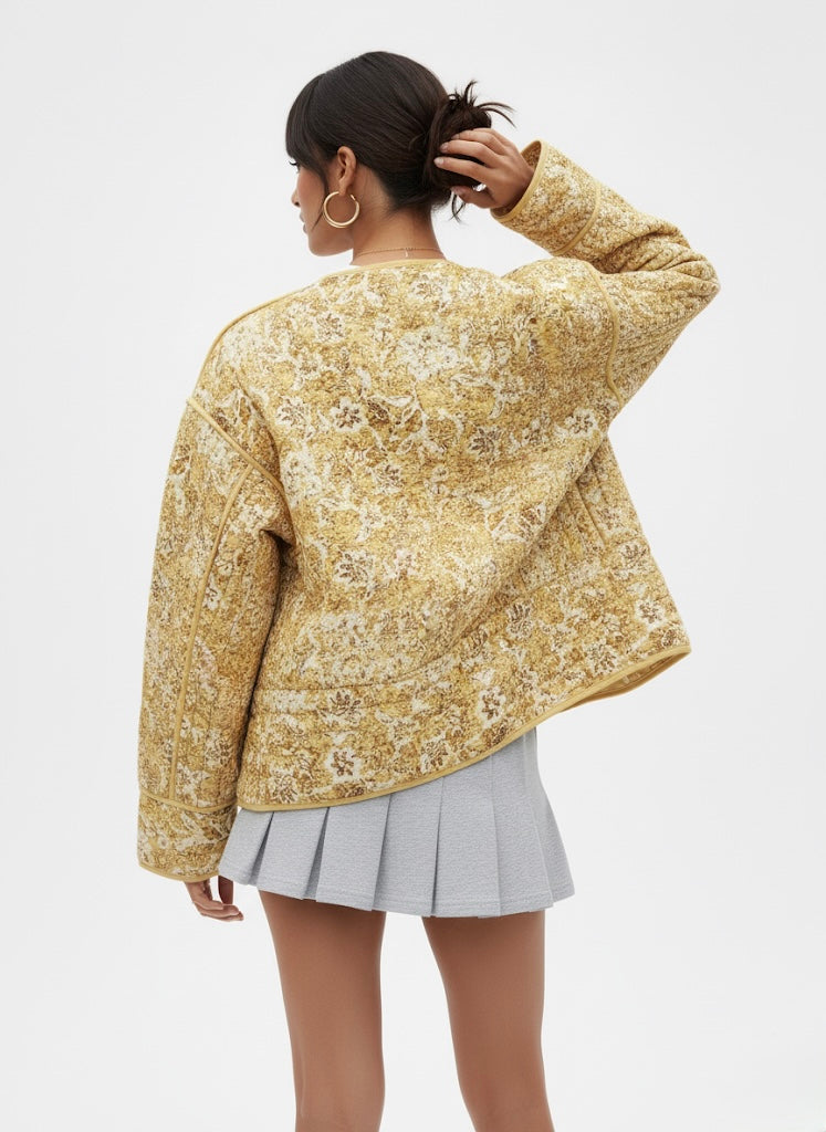 BLOUSON BRODÉ OVERSIZE