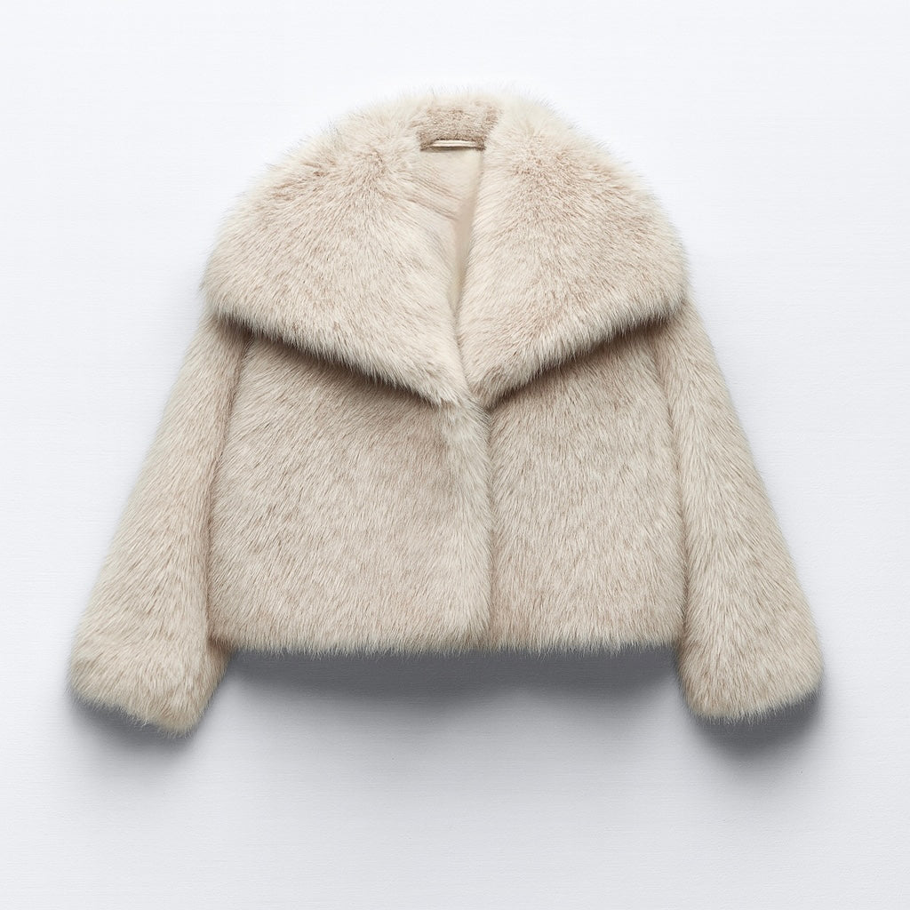 VESTE EFFET FOURRURE