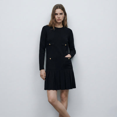ROBE LONGUE PLISSÉE