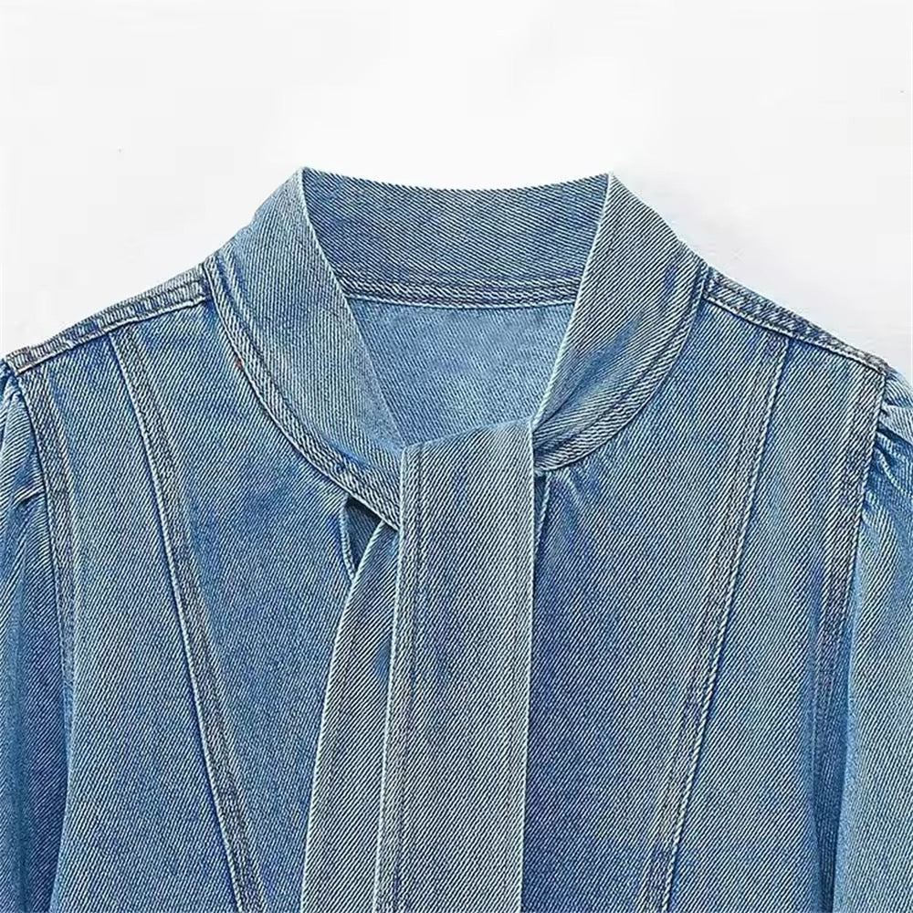 Chemise effet jean • Femme