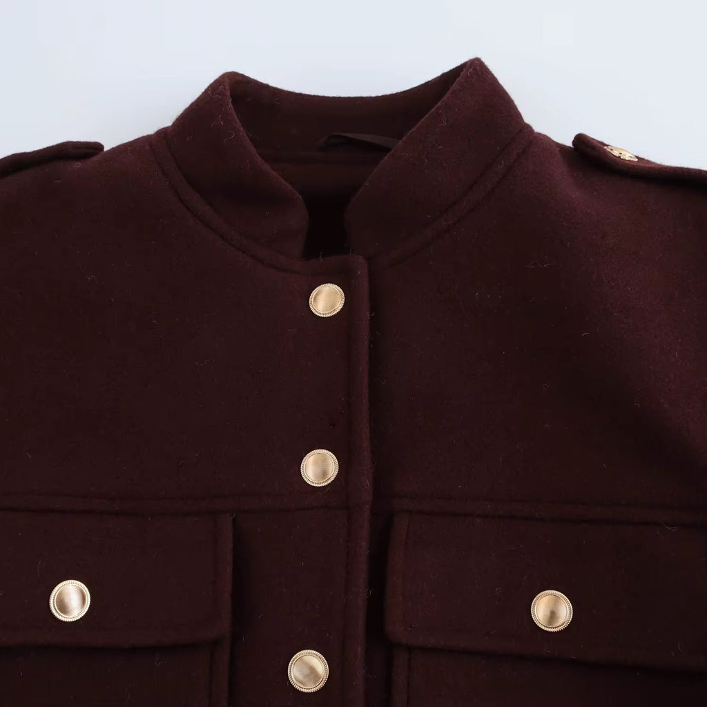 VESTE MILITAIRE STRUCTURÉE