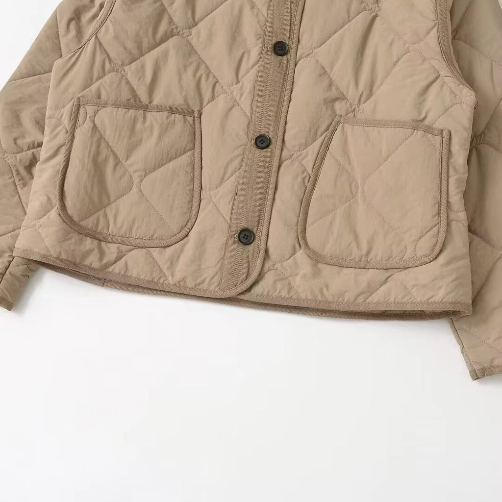 VESTE MATELASSÉE À GROS BOUTONS