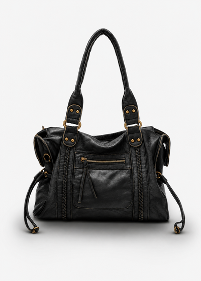 MOSSEN PU LEATHER HANDBAG