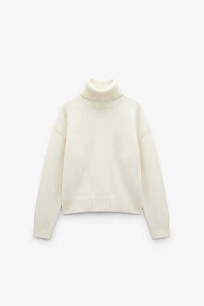 PULL OVERSIZE COL ROULÉ