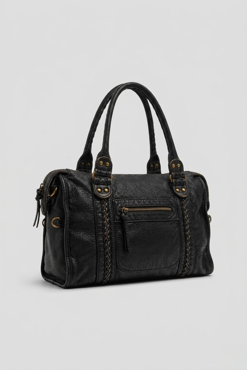 SAC À MAIN DE COURS EN CUIR PU