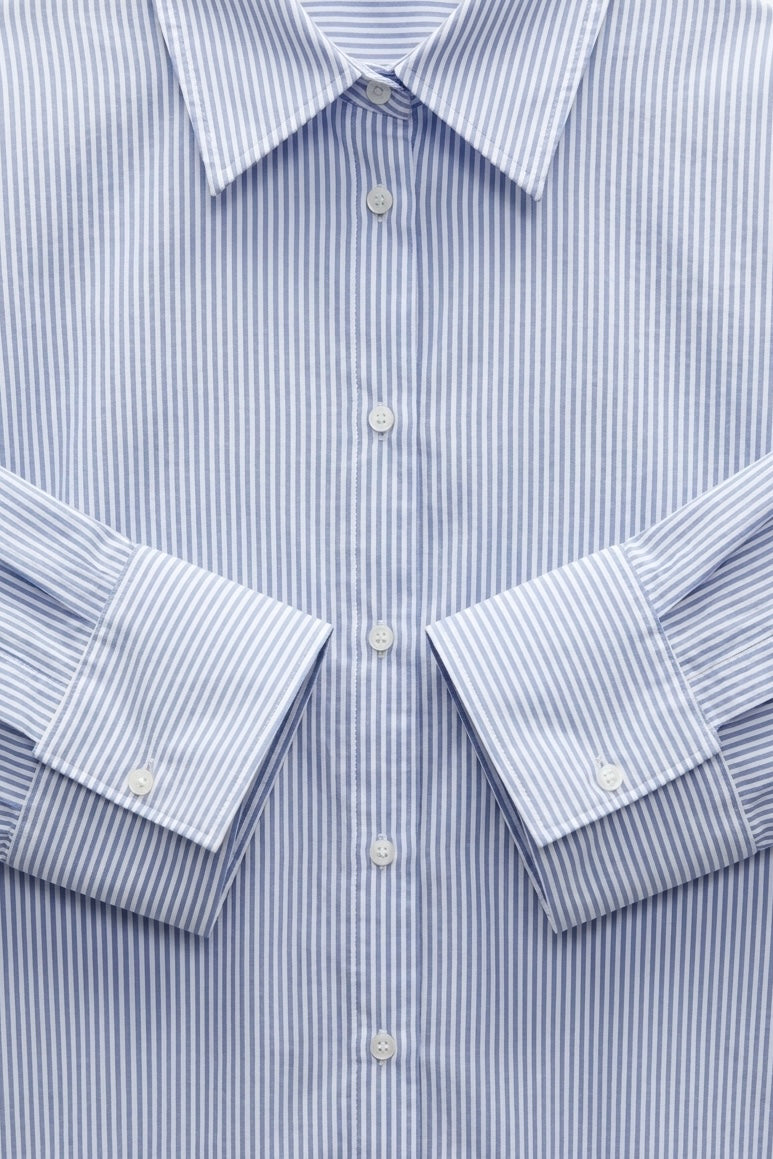 CHEMISE OVERSIZE À REVERS