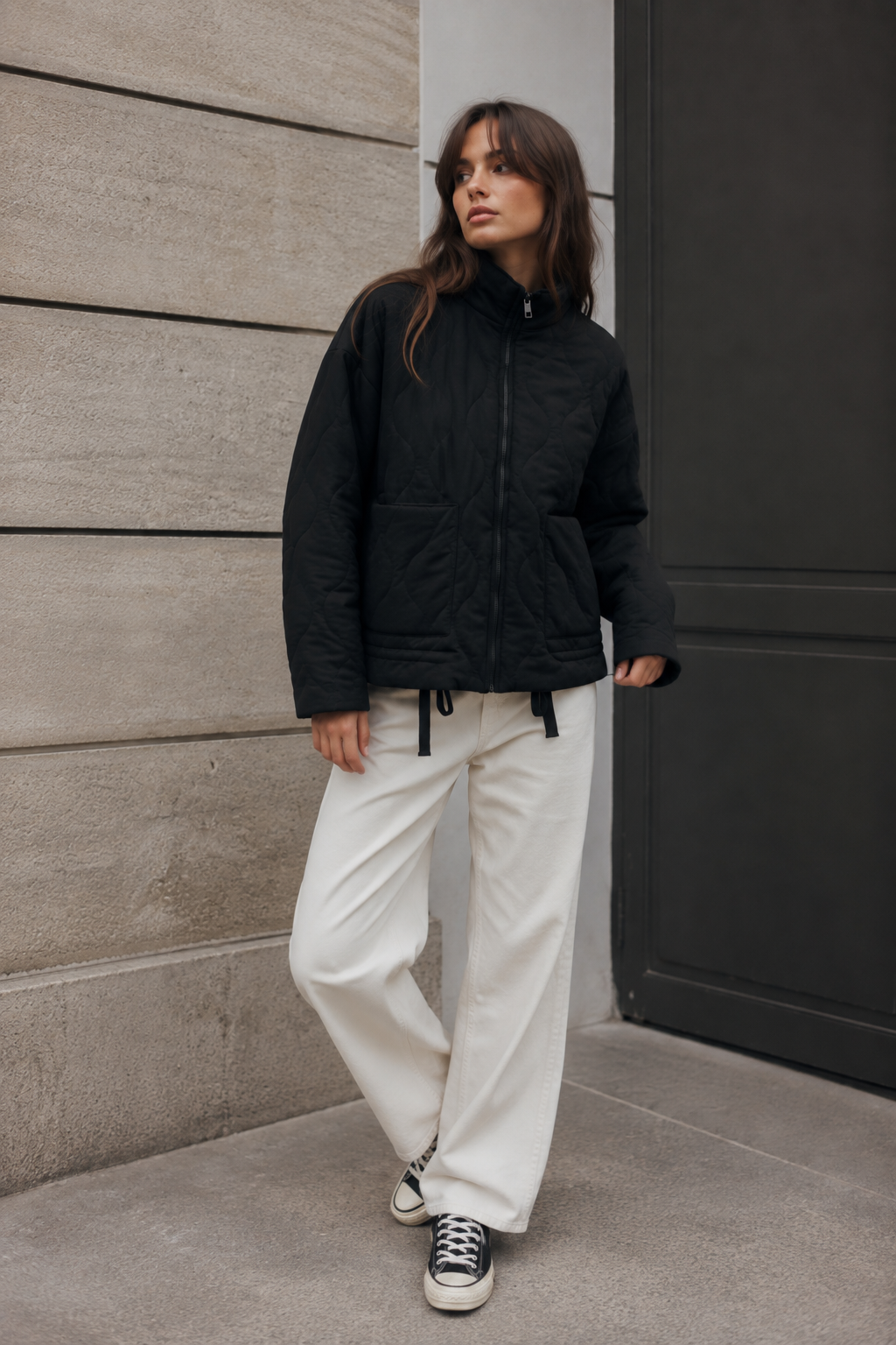 STRUCTURED QUILTED JACKET
