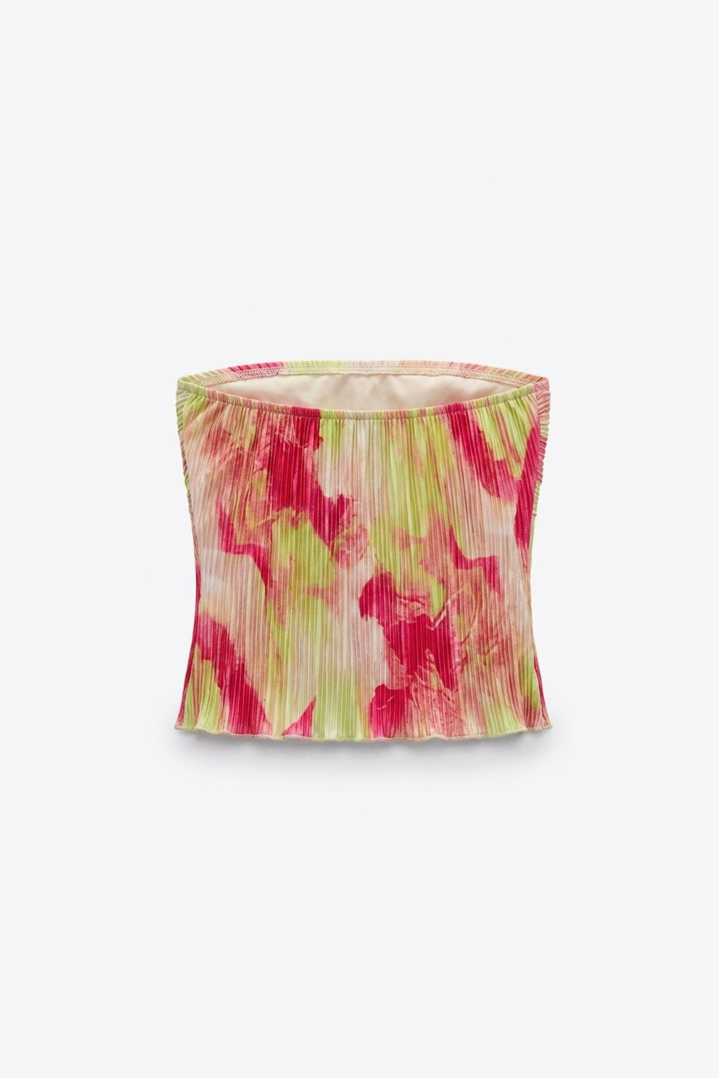 TOP BUSTIER PLISSÉ TORSADÉ