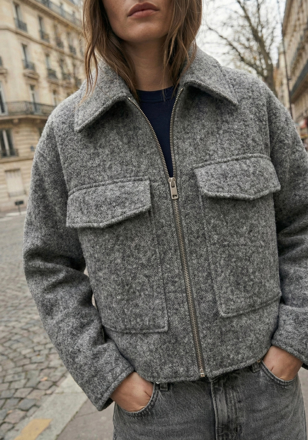 GIACCA CORTA IN MAGLIA 