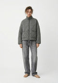 BLOUSON MATELASSÉ OVERSIZE À LIENS