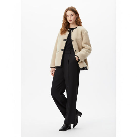 VESTE TEXTURÉE À FERMETURE HORN