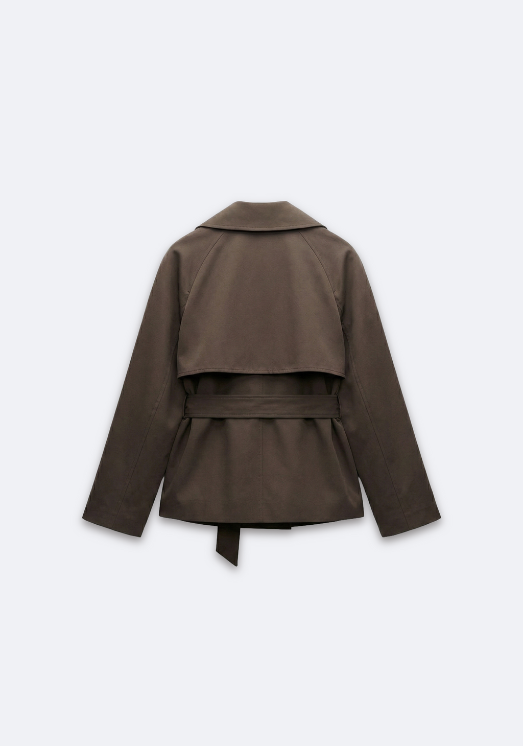 VESTE CROISÉE À CEINTURE STRUCTURÉE