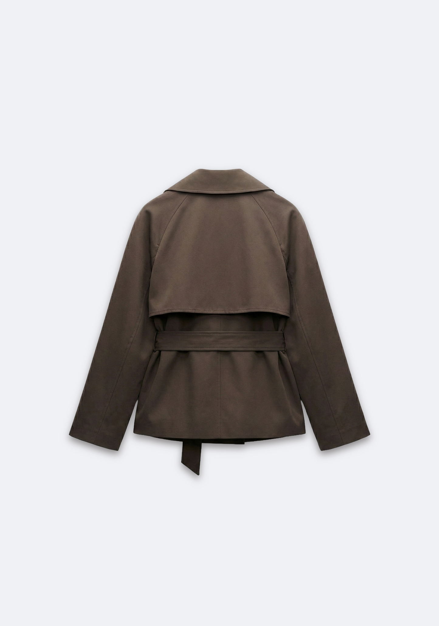 VESTE CROISÉE À CEINTURE STRUCTURÉE