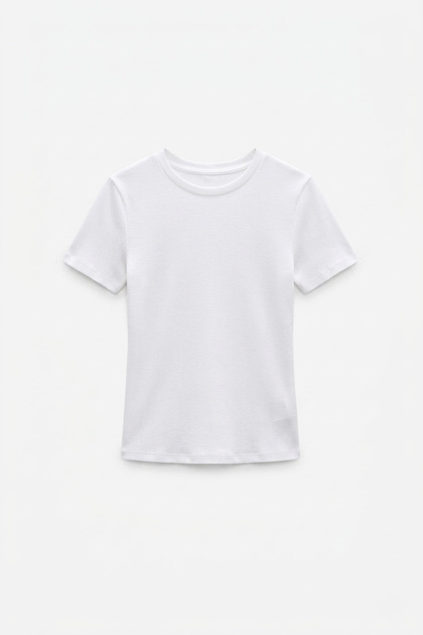 T-SHIRT COL ROND