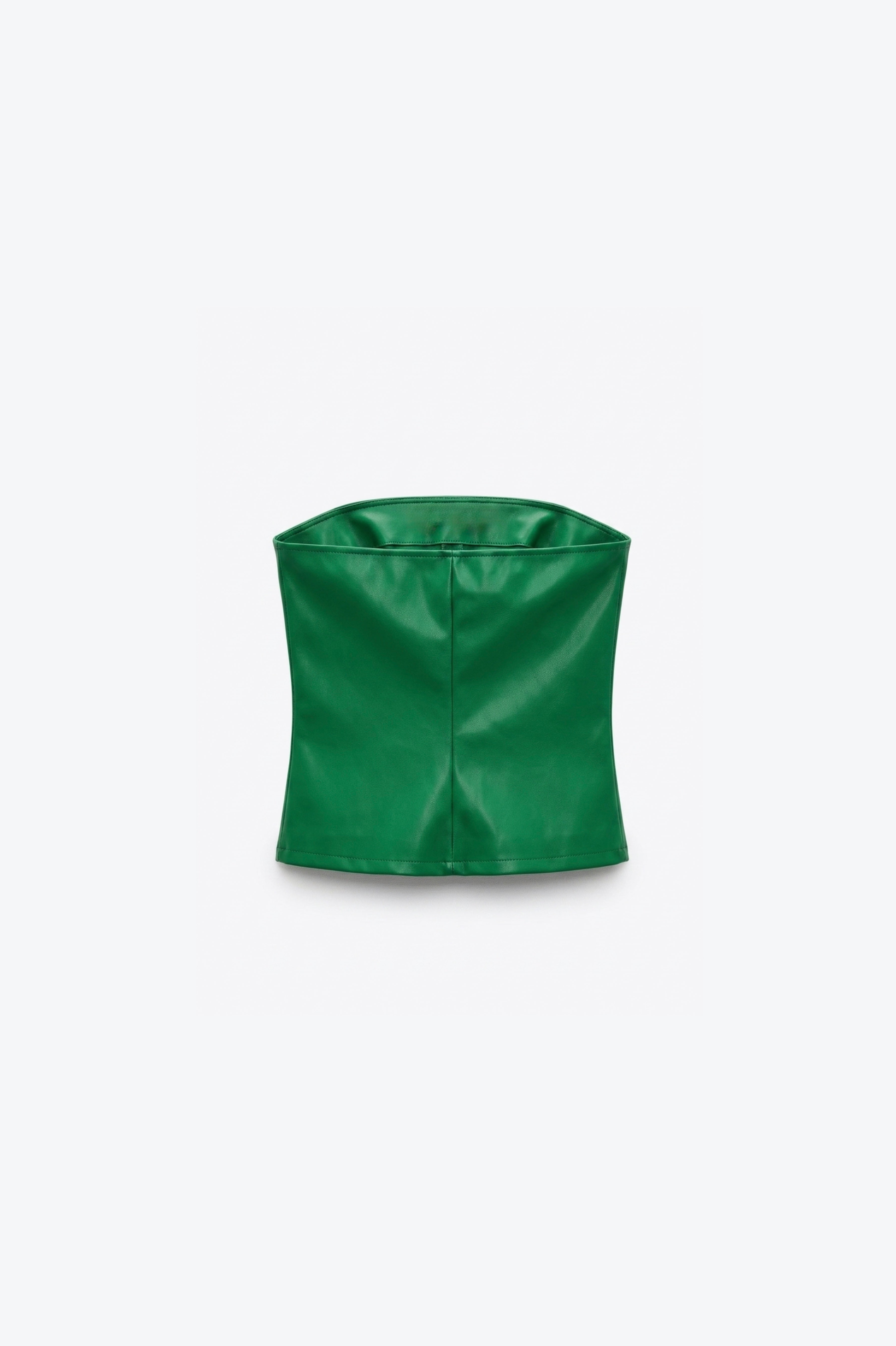 TOP CORSET SIMILICUIR AJUSTÉ