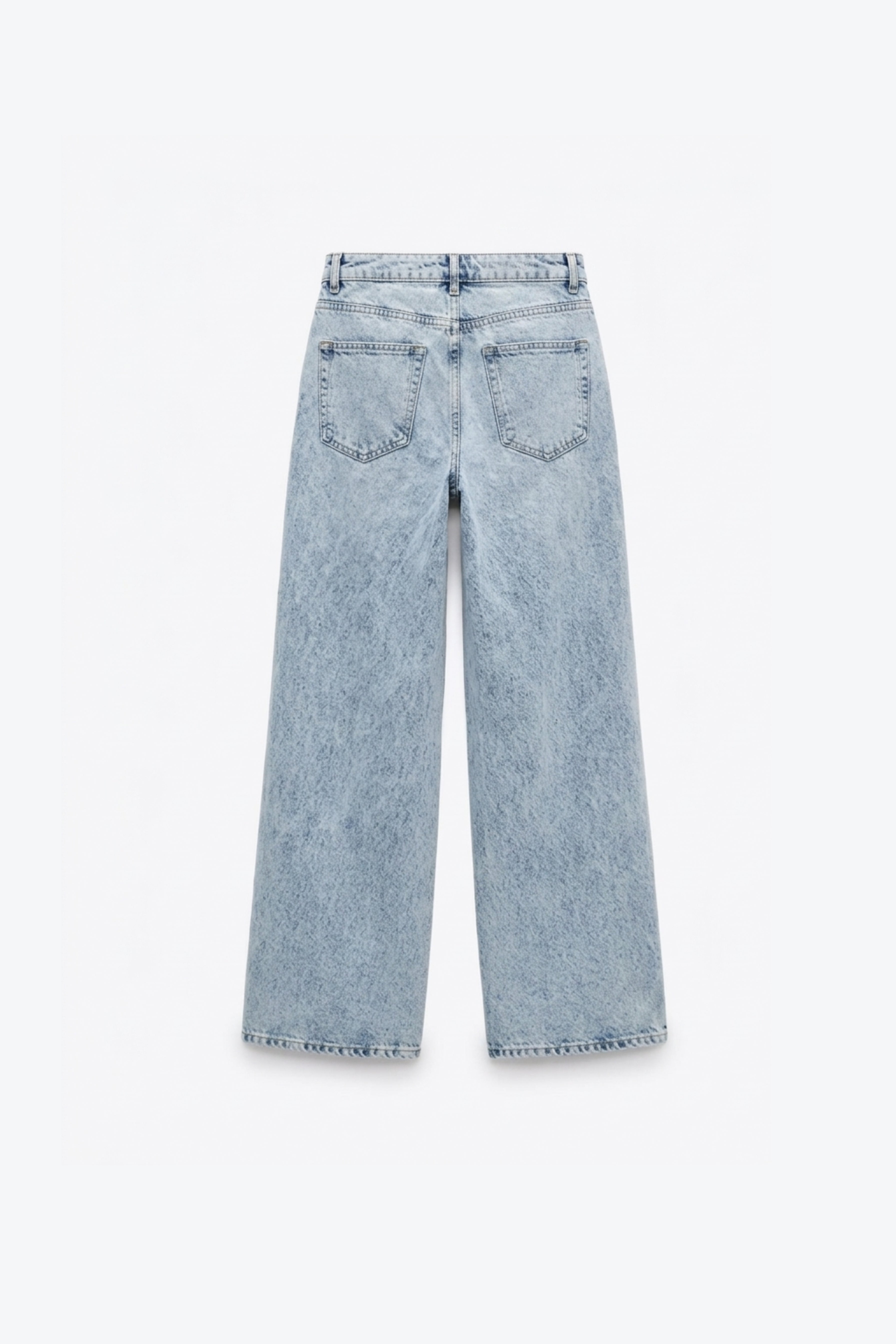 JEANS À TAILLE ASYMÉTRIQUE
