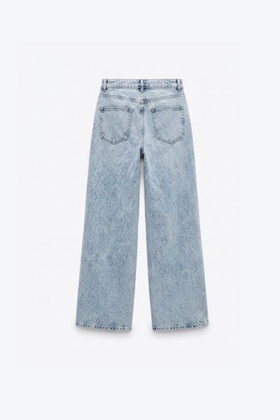JEANS À TAILLE ASYMÉTRIQUE