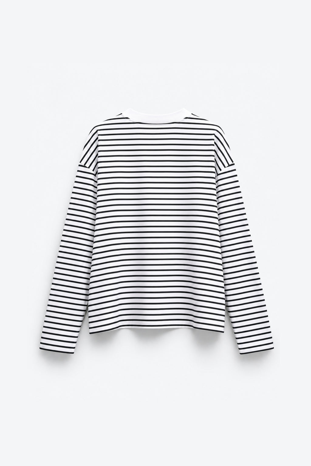 T-SHIRT RAYÉ À ÉPAULES TOMBANTES
