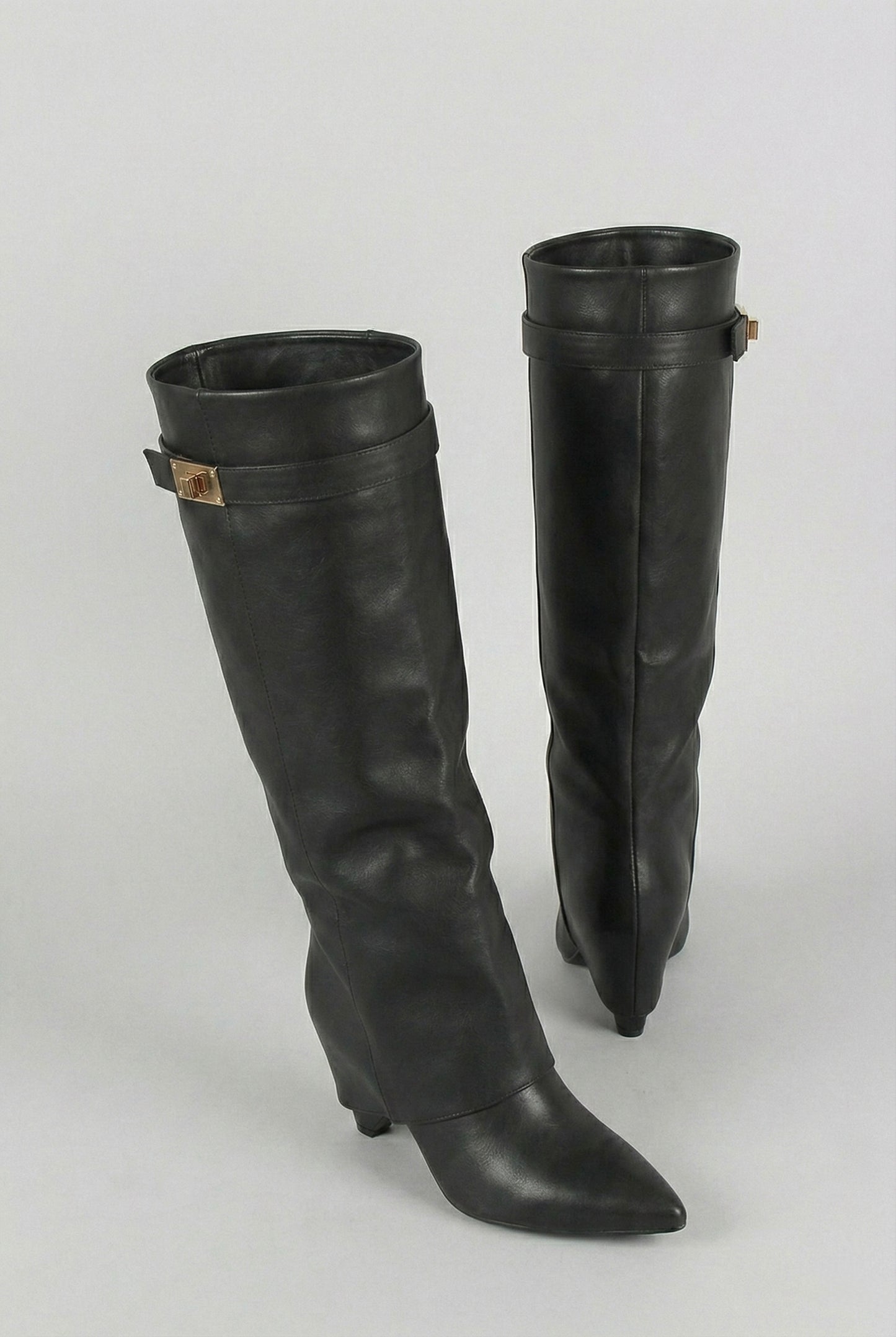 BOTTES HAUTES À TALON DROIT ESSENTIEL