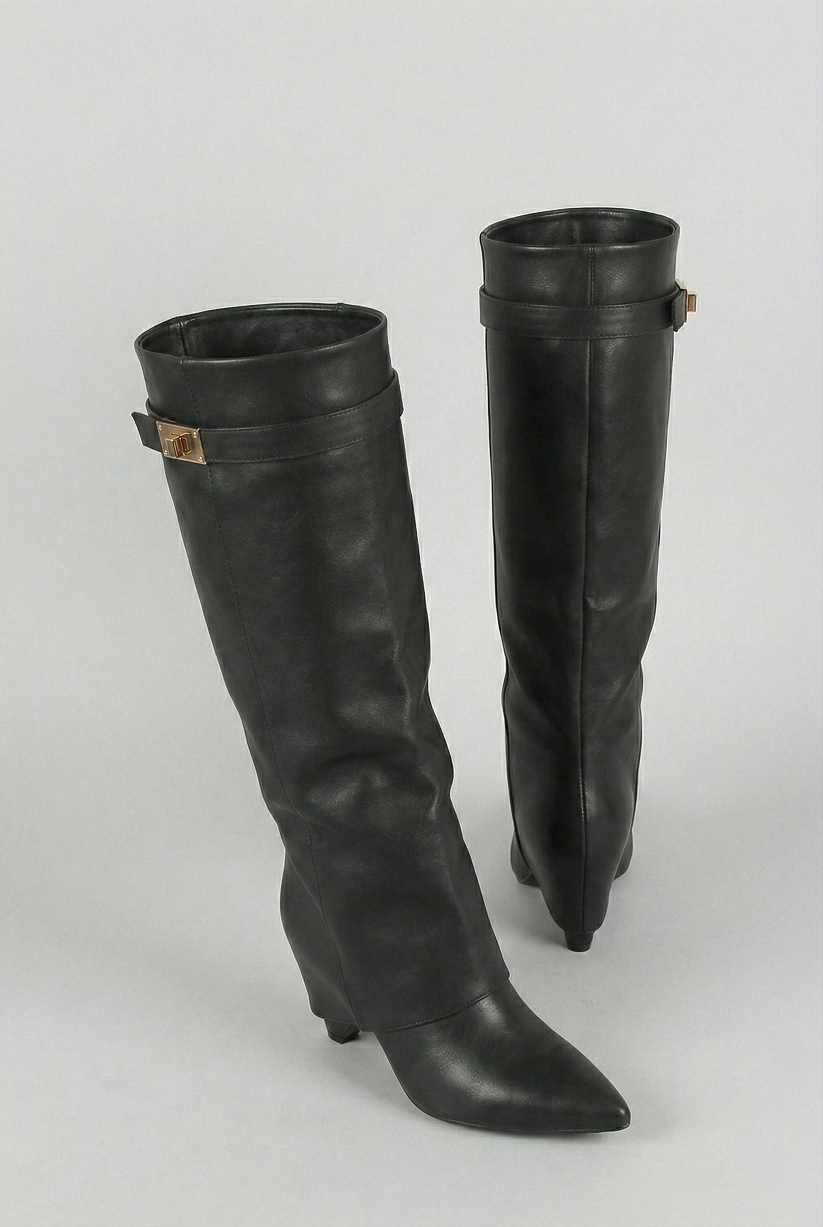 BOTTES HAUTES À TALON DROIT ESSENTIEL