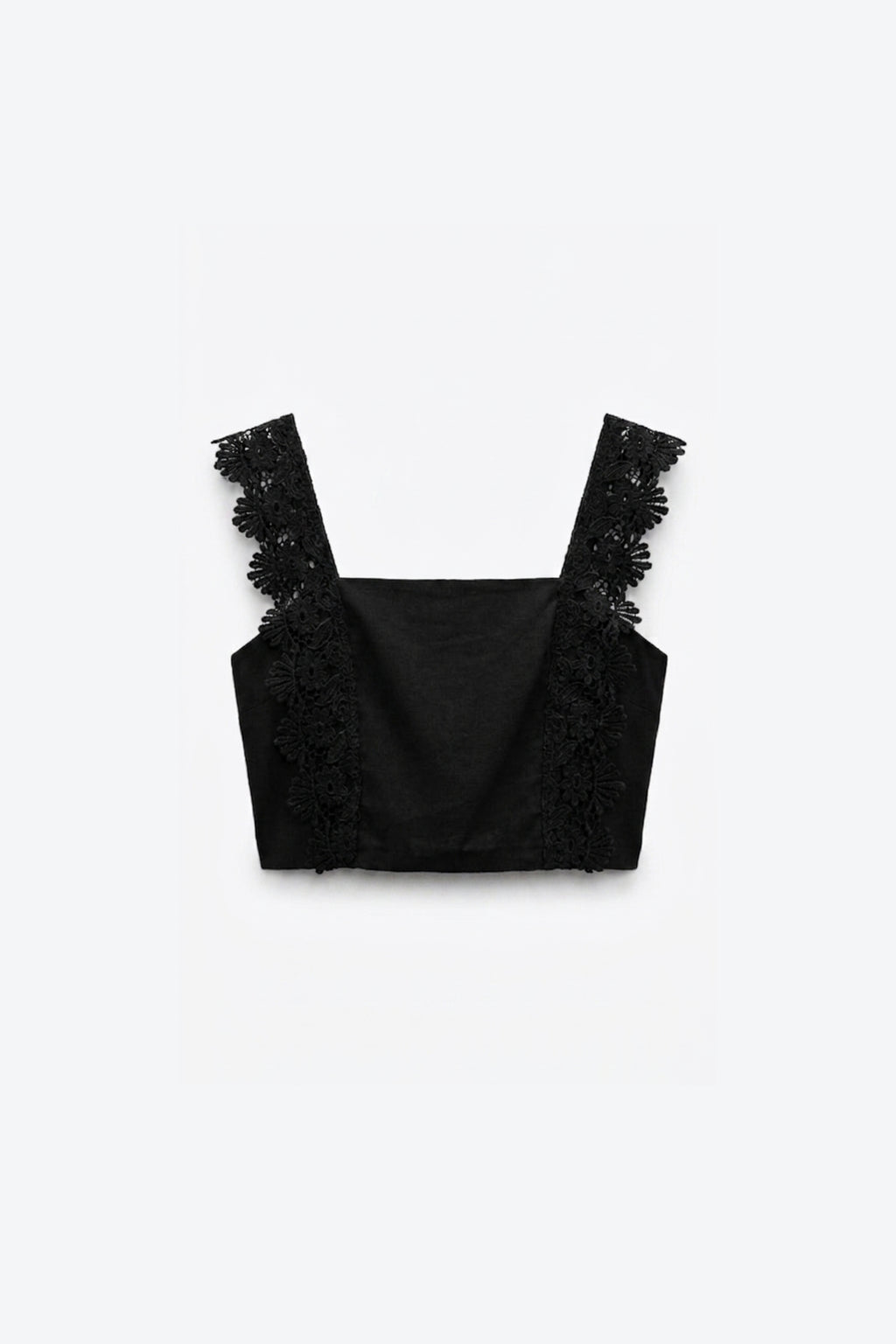 TOP AVEC BRODERIES DENTELLE