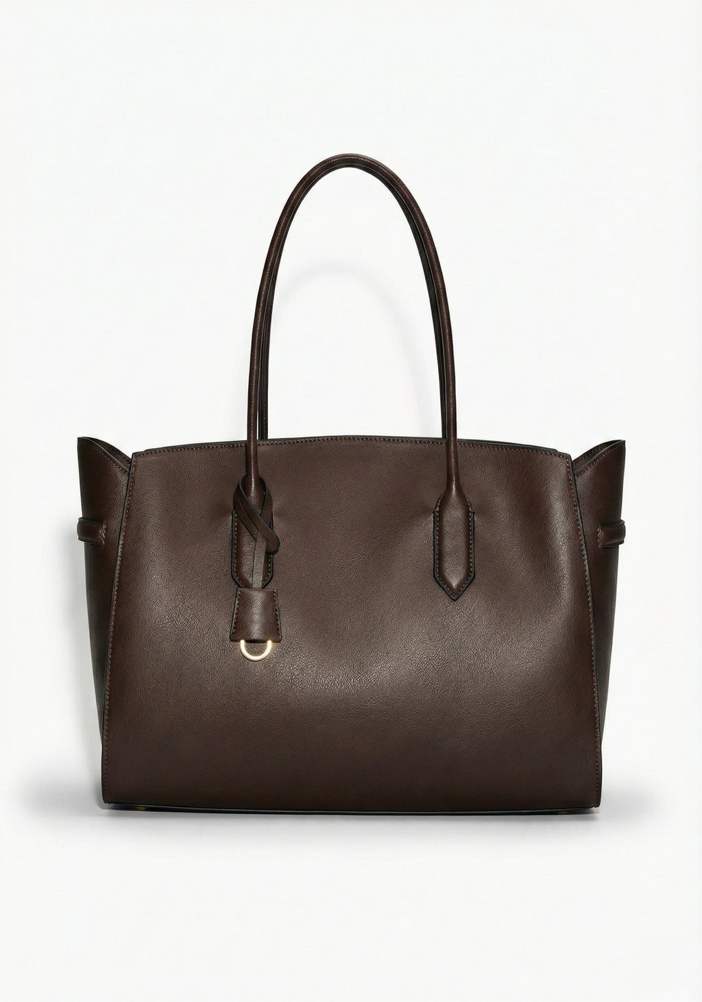 SAC CABAS STRUCTURÉ À POIGNÉES LONGUES