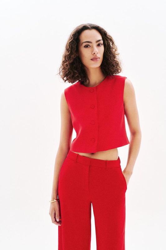 GILET COURT SANS MANCHES