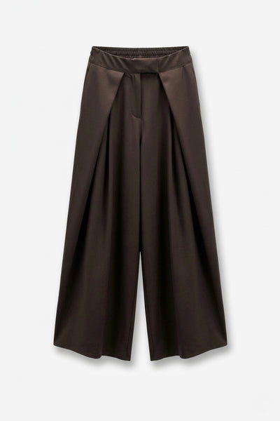 PANTALON LARGE À PINCES