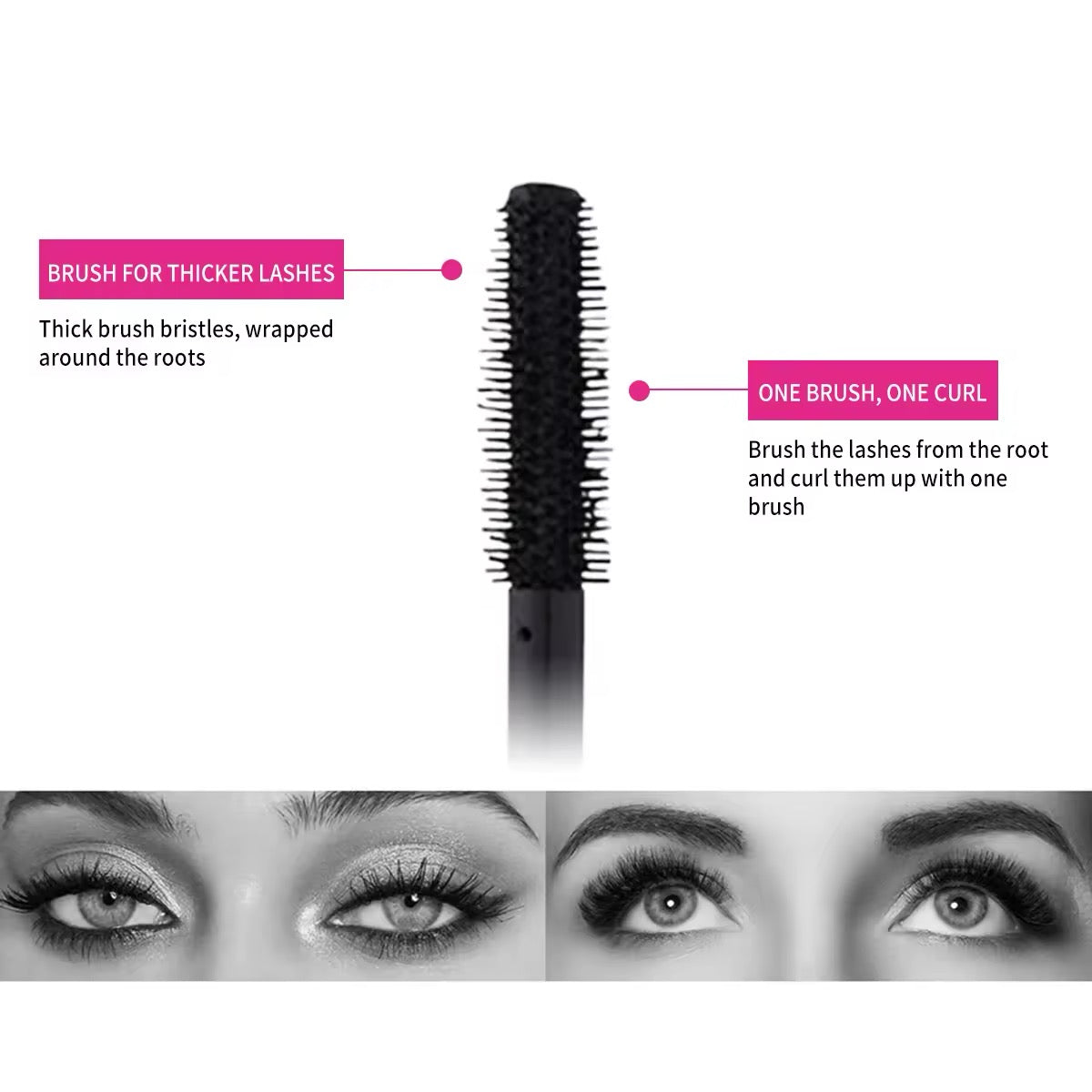 Mascara en fibre