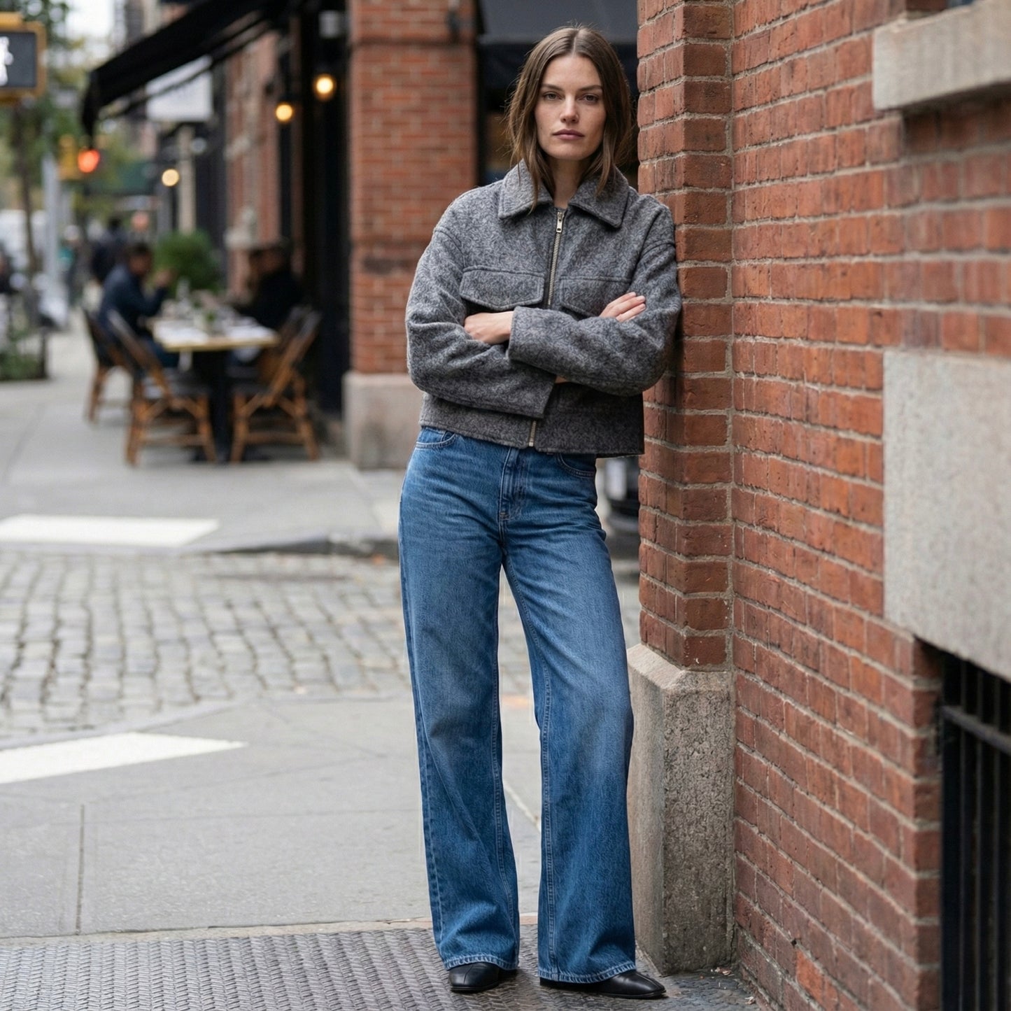 VESTE COURTE EN MAILLE