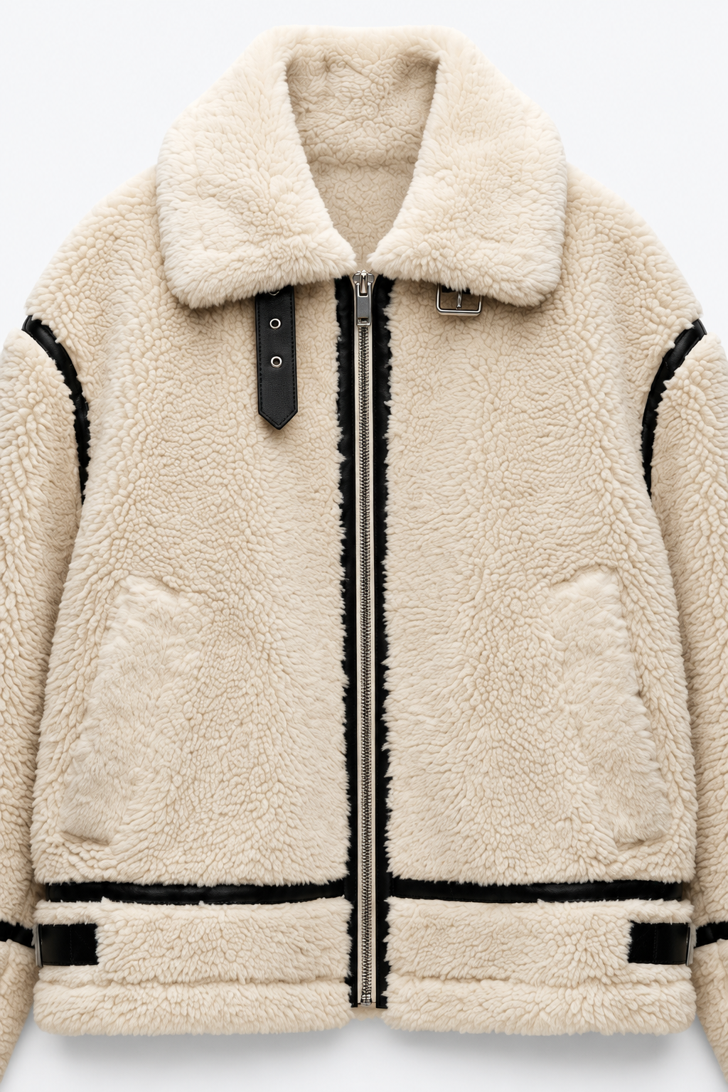 WOOL-BLEND NOTCH LAPEL JACKET