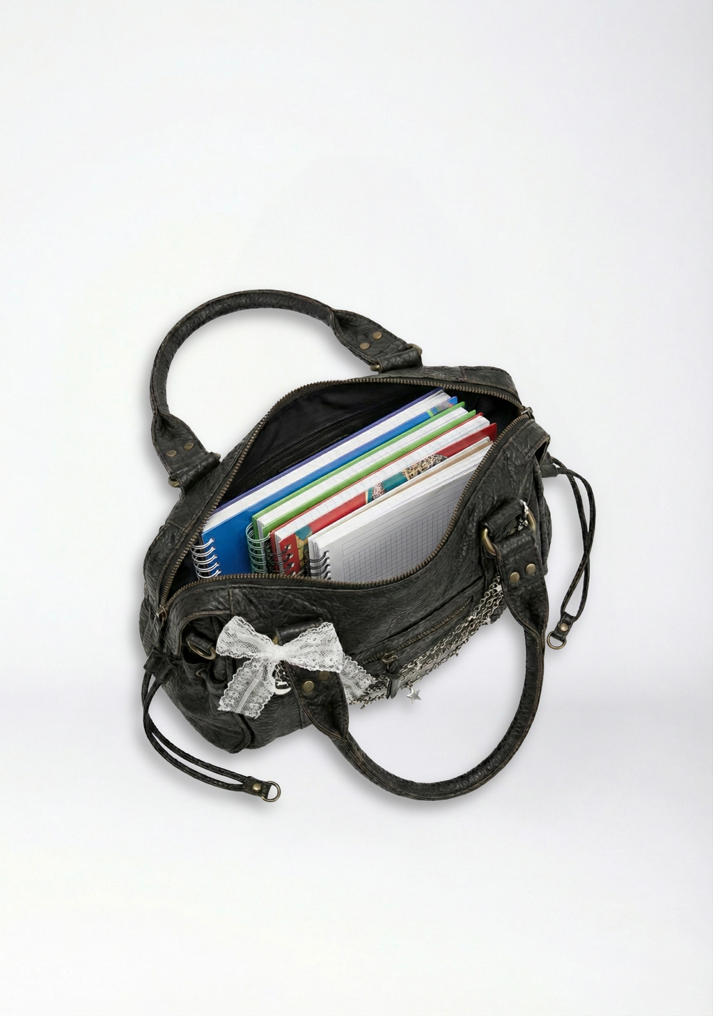 SAC À MAIN ORNÉ EN CUIR PU