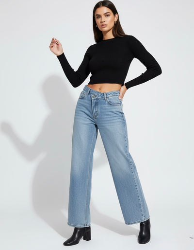 JEAN LARGE TAILLE MI-HAUTE