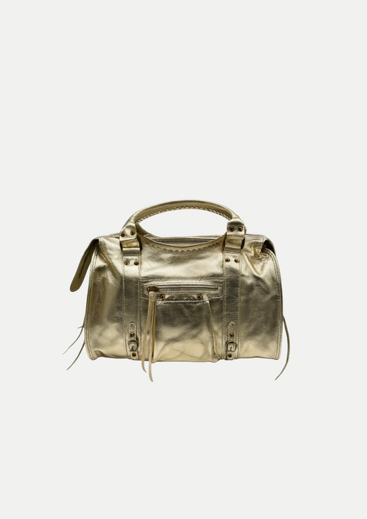 Sac à main en cuir brossé Moss Collection