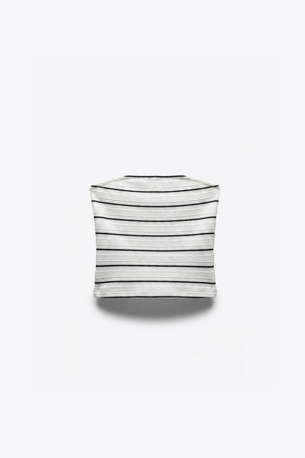 TOP CROPPED EN TRICOT FIN RAYÉ